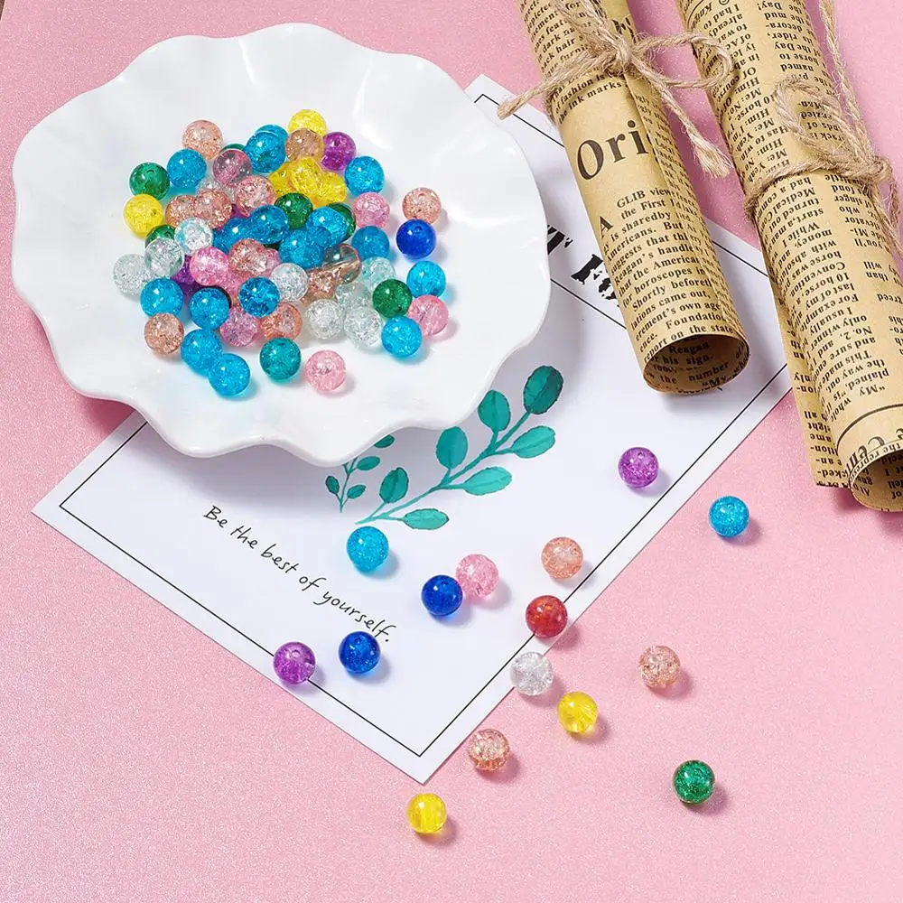 Бусины-разделители круглые 4/6/8/10 мм для самостоятельного изготовления ювелирных