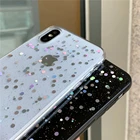 Модный чехол для iphone 11 Pro с лазерной вспышкой и звездным небом для iPhone 12 Pro Max Mini X XS XR XS Max 8 7 6 6S Plus, задняя крышка SE