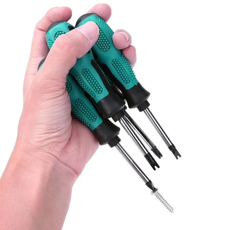 U Fork Shape Antislip Handle Chrome Vanadium Steel Magnetic Spanner Head Screwdriver Set CR-V Screw Driver Hand Multi Tools | Инструменты