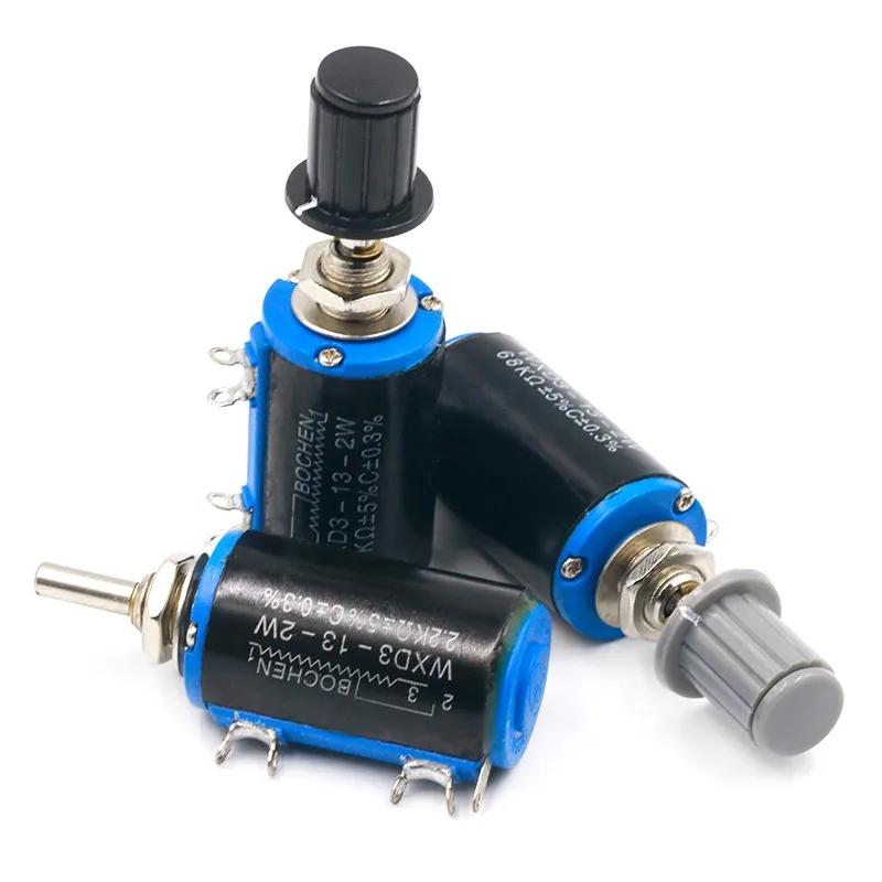 

20pcs WXD3-12-1W 100 220 470 1K 2K2 3K3 4K7 10K 22K 33K 47K Ohm 100R 220R 470R 2.2K 3.3K 4.7K WXD3-12 1W Wirewound Potentiometer