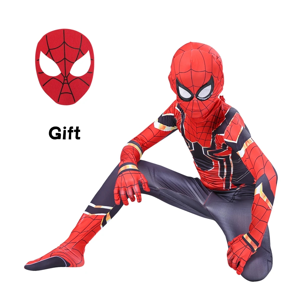 

Костюм супергероя для косплея мальчика и девочки на Хэллоуин, 3 шт.