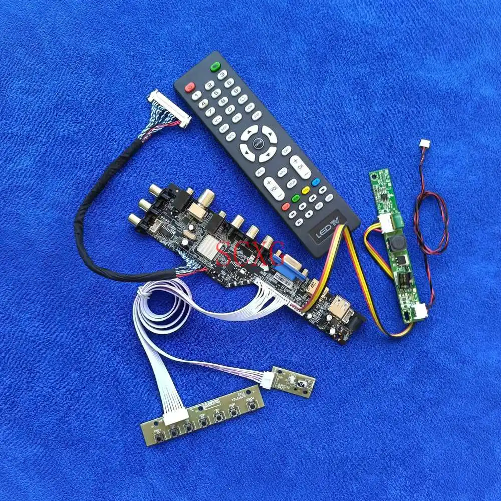 

Матрица управляющая плата комплект подходит M215HTN01.0/M215HTN01.1/M215HTN01.3 30 контактный LVDS ЖК-дисплей светодиодный цифровой 1920*1080, совместимому с HDMI AV ...