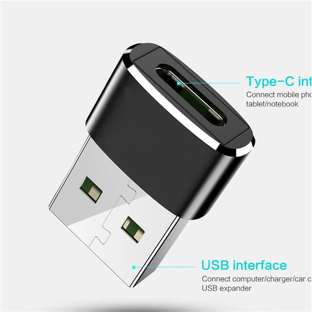 Переходник для кабеля Mini OTG USB 2 0 папа Мама типа С передача данных внешний