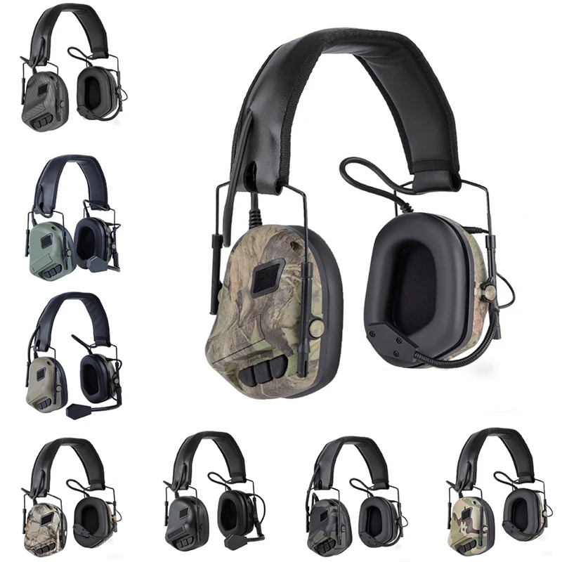 

Tactical Headphone Noise Cancellation Pickup Headset Hunting Game Accessories Earphone Helmet Adapter IPSC Headphone