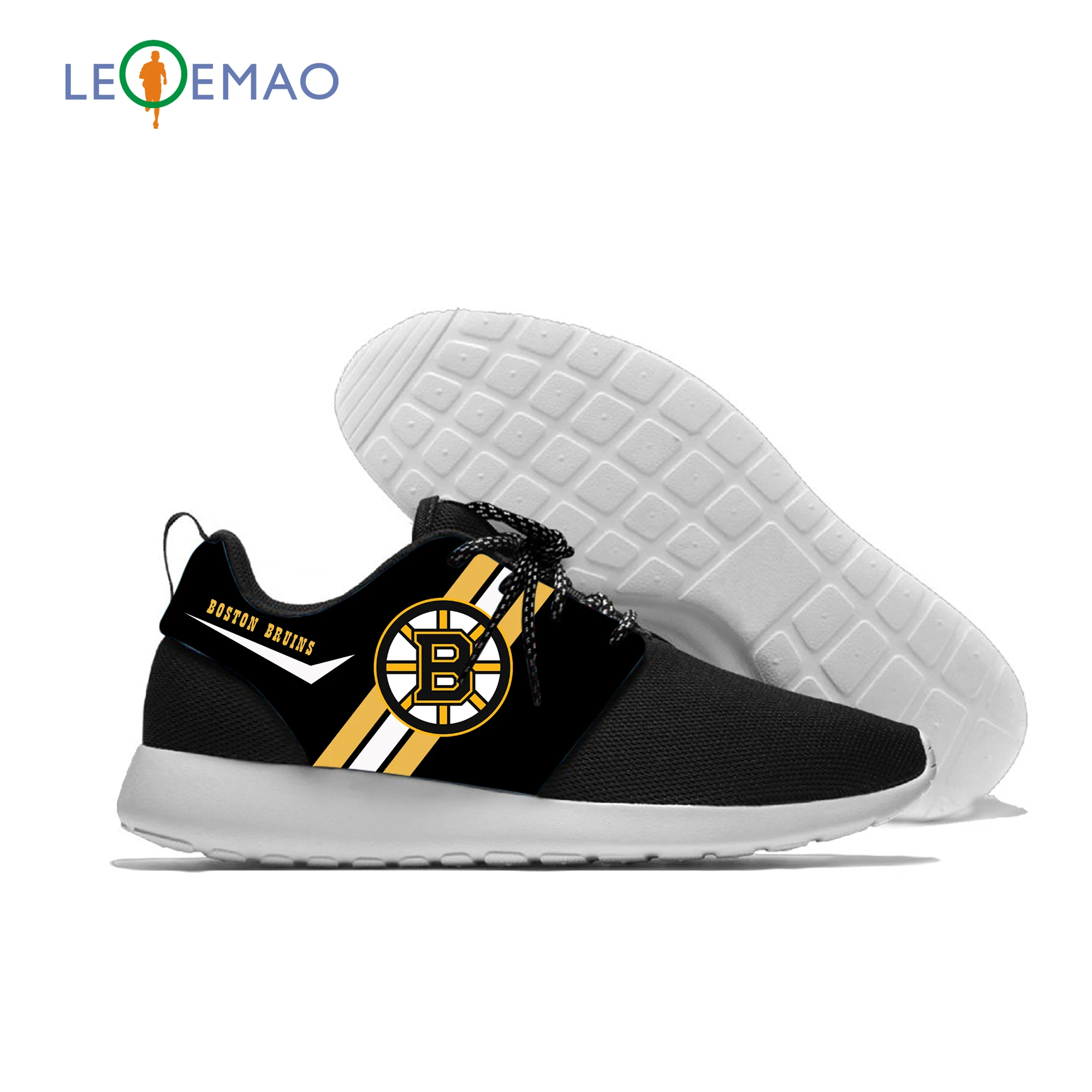 Мужские и женские спортивные туфли на заказ с логотипом Bruins уличная спортивная