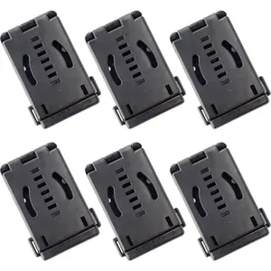 Большой нейлоновый Зажим для ремня, 6 шт., петли для ножа Kydex, оболочка, кобура, Tek Lok, зажим с кнопкой для освобождения, аксессуары DIY