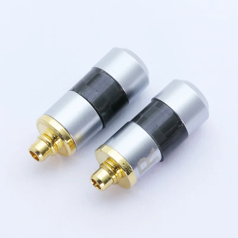 2 шт. штырек MMCX вилки разъем для Shure ED5 SE535 L/R позолоченные контакты с мм отверстие