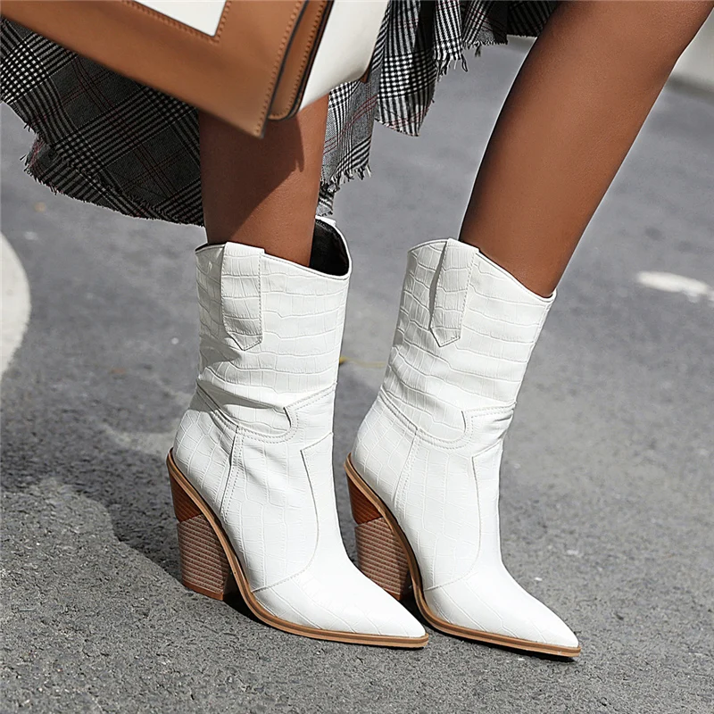 2020 Роскошные желтые ботильоны цвета фуксии женские белые ботинки в стиле ретро