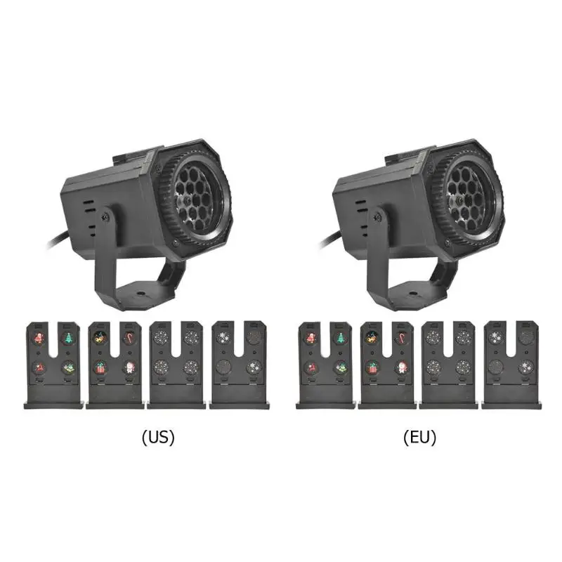 

Christmas Pattern LED Projector Colorful Rotating KTV DJ Disco Stage Lamp Christmas Decorations for Home Party Projector Lamp