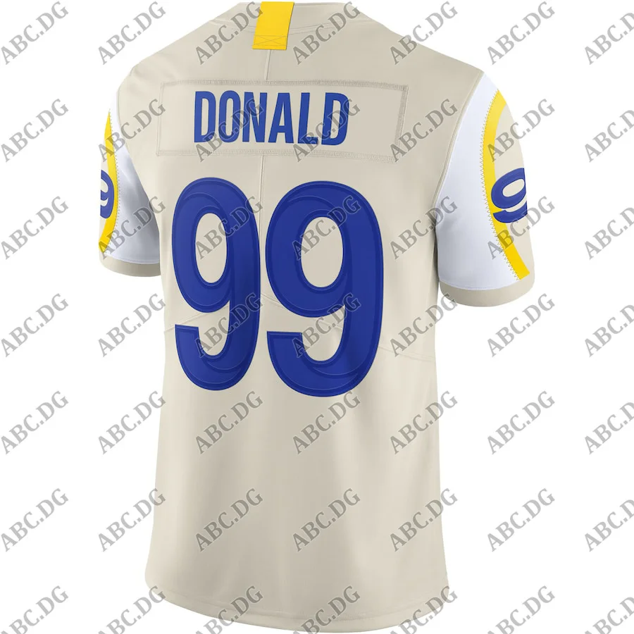 

Customized Stitch Men Women Kid Youth Los Angeles Aaron Donald Bone Vapor Limited Jersey 4XL 5XL 6XL