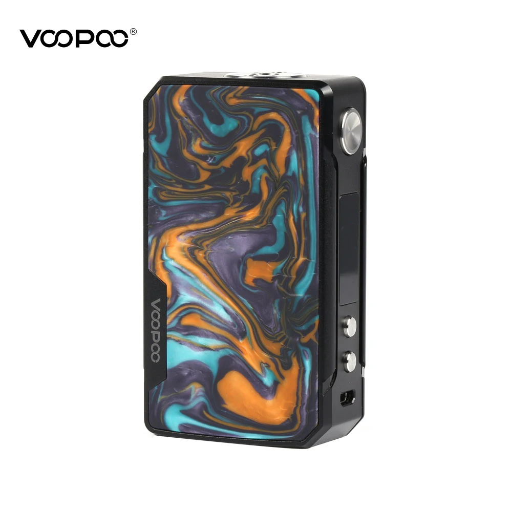 Оригинальный VOOPOO DRAG 2 box mod Dual 18650 батарея 5 Вт 177 TC Fit 510 нить атомайзер электронная