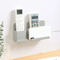 Multifunction Wall Mounted Organizer Storage Box Remote Control Air Conditioner Storage Case Mobile Phone Plug Holder Container