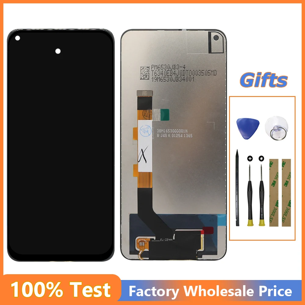 

ЖК-дисплей 6,53 дюйма для Xiaomi Redmi Note 9T M2007J22G, ЖК-дисплей с сенсорным экраном и дигитайзером в сборе, стеклянная панель объектива, сменные инстру...