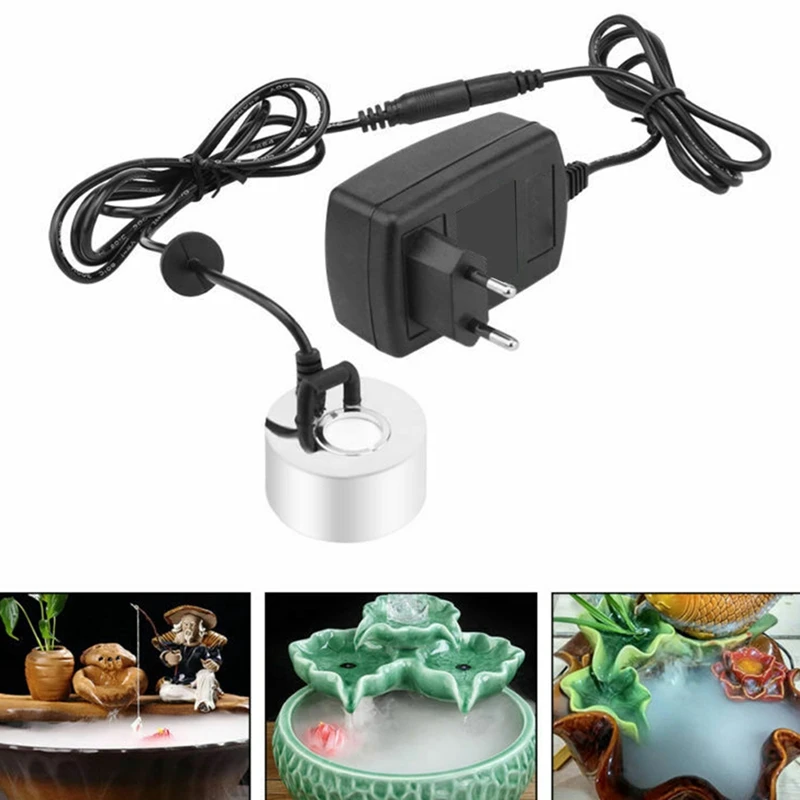 Ультразвуковой распылитель воды фонтан пруд увлажнитель воздуха с европейской