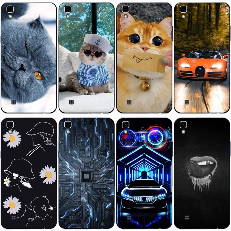 Мягкий силиконовый чехол для LG X POWER K220DS, K220, LS755, с изображением розы и волка, чехол для телефона