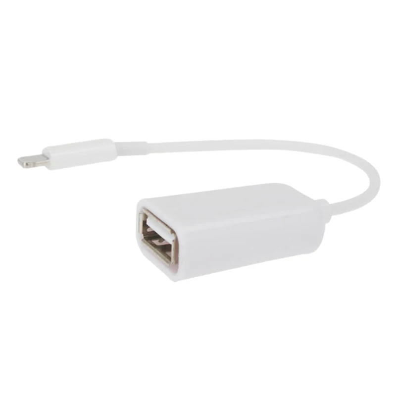 8-контактный переходник OTG на гнездо USB 2 0 CableAdapter Reader для iPad 4/iPad Air/iPad5/iPad Mini Camera