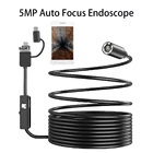 5MP автофокусировка автомобили эндоскоп камера для осмотра рыбалки 14,2 мм USB канализация эндоскопический бороскоп для планшета Android смартфон