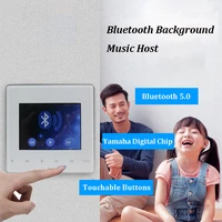 wall mounted bluetooth amplifiers board audio smart home theater system amplificador fm 24 ch 25w support connect 2 8 speakers