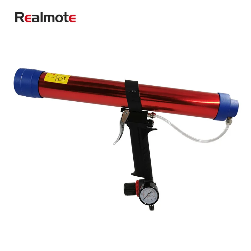 

Realmote Pneumatic tools 46*33cm barrel glue gun Pneumatic glass anti-overflow air gun Applicable to the construction decoration