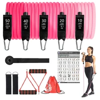 1117pcs exercise resistance bands set for women men fitness workout bands gym equipment for home bodybuilding muscle training