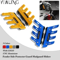 motorcycle front fender side protection guard mudguard sliders for ducati hypermotard 796 821 950 939 1100 2002 2003 2004 2021