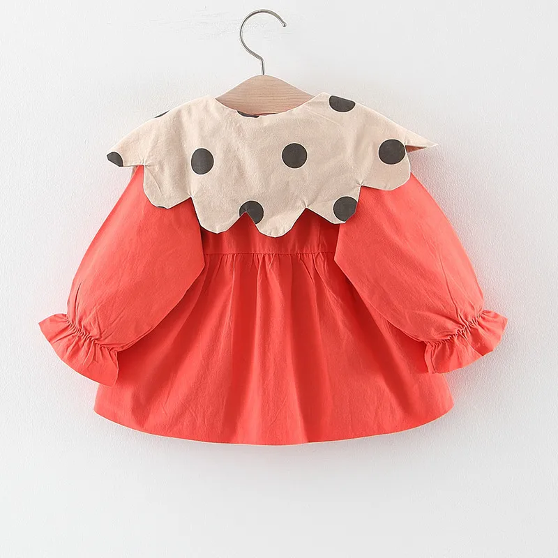 Baby Girls Gabardina Female Child Coat Autumn Winter Little Cotton Bow Windbreaker Infant Outfits Outerwear for 1 Years | Мать и ребенок