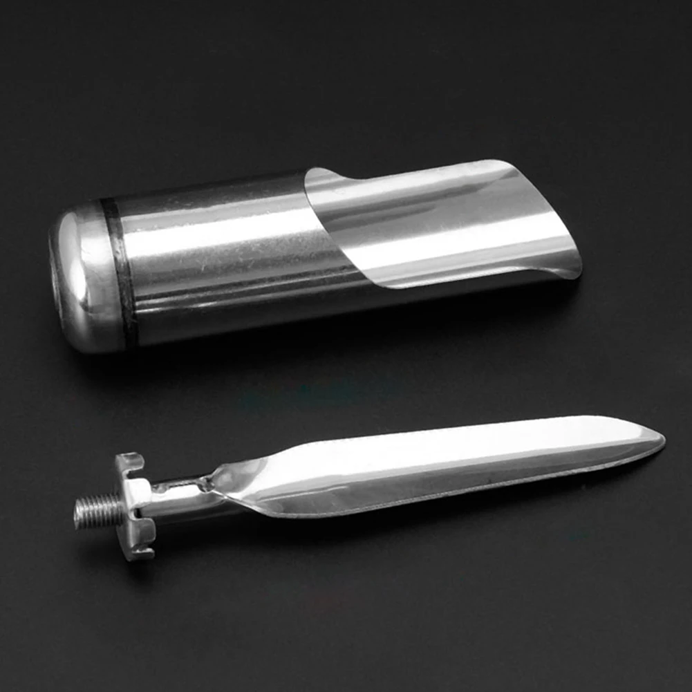 Серебристый Портативный Кронштейн цилиндр длиной 12 5 см легкие рыболовные