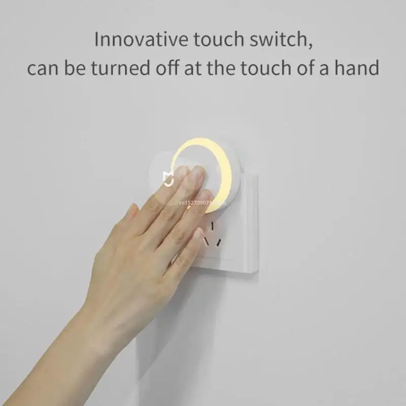 Xiaomi Mijia Smart Plug-in LED Night Light Sensor Touch Mode Sensitive Corridor Bedroom Control | Электроника