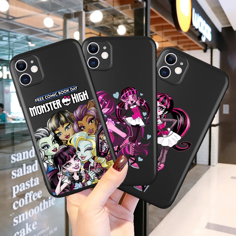 

Sweet girl fashion high cute for IPhone 13 12 Pro Max 5 6 6S 7 8 SE 2020 Plus X XS XR 11 Pro Max Phone Case Coque Funda cover