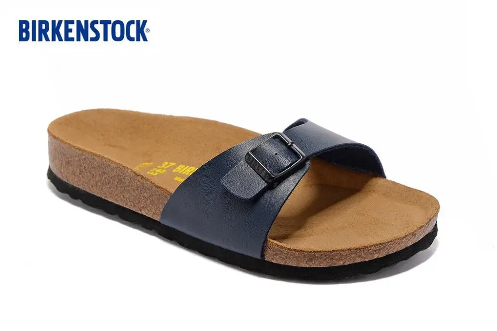 BIRKENSTOCK-811 Цвет Синий матовая женская обувь оригинальная Классическая сезон лето |