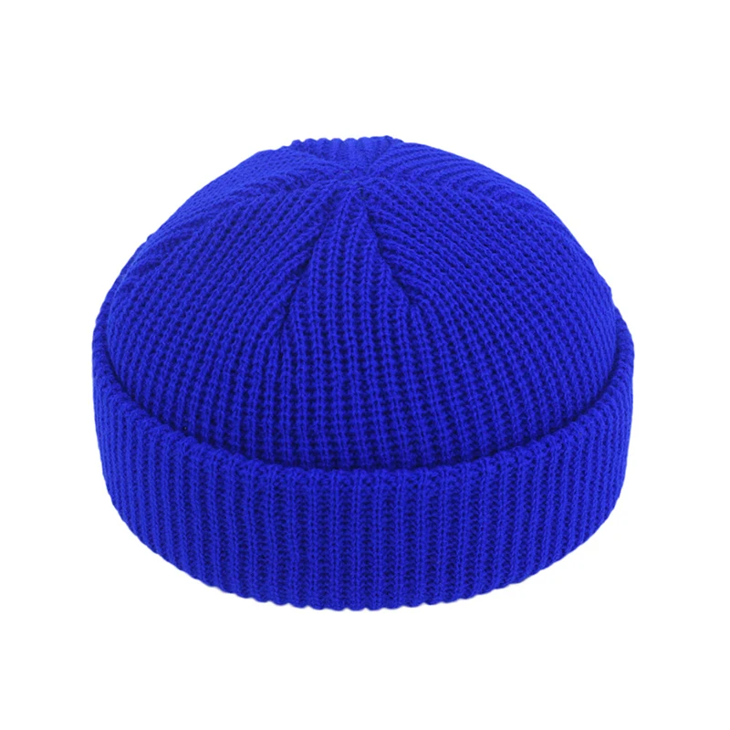 

Winter Warm Knitted Skullcap Casual Short Thread Hip Hop Hat Adult Men Beanie Wool Knitted Beanie Skull Cap Elastic Hats Unisex