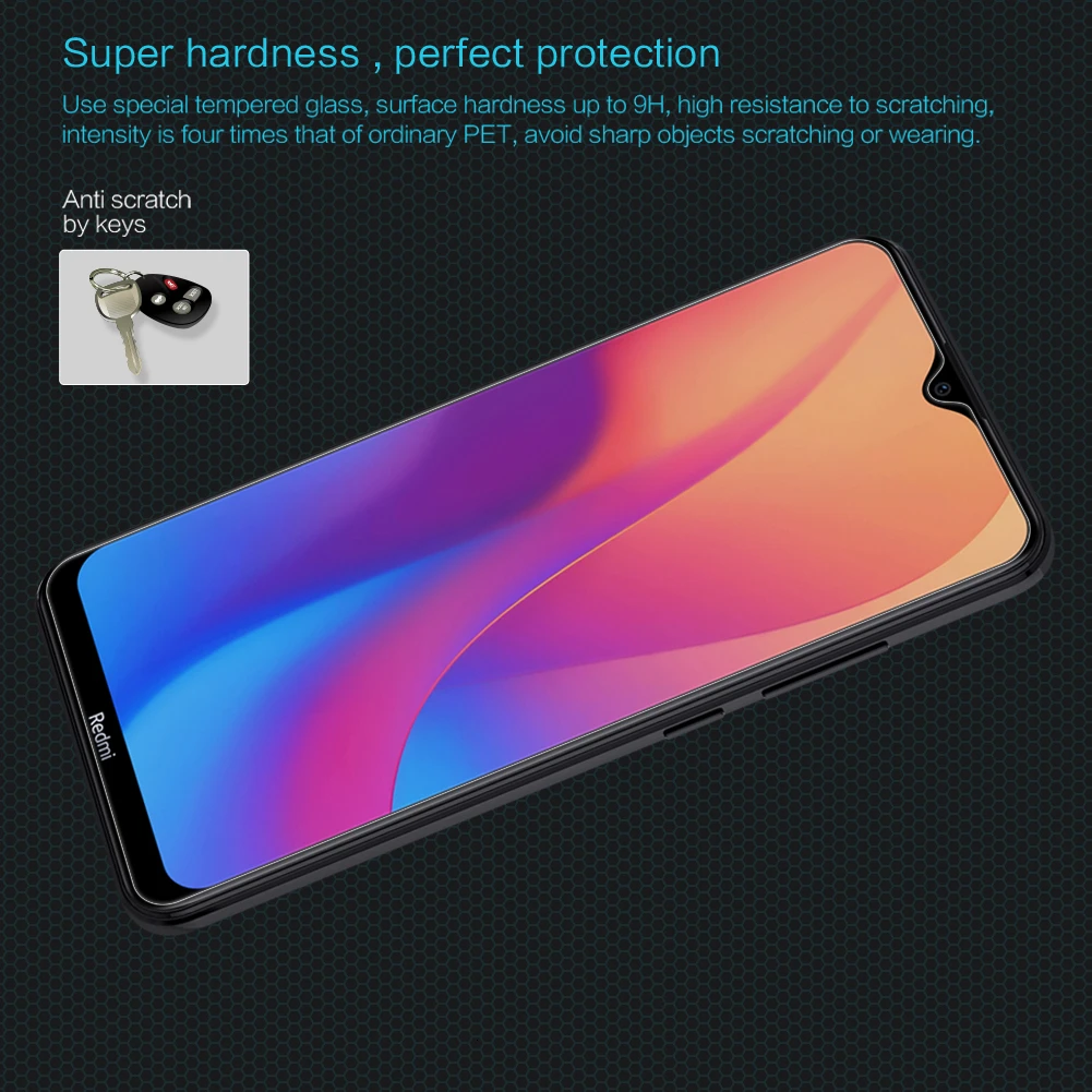 

for Xiaomi Redmi 8 Glass Redmi 8A Dual Screen Protector NILLKIN H 0.33MM Explosion-Proof for Xiaomi Redmi 8A Pro Tempered Glass