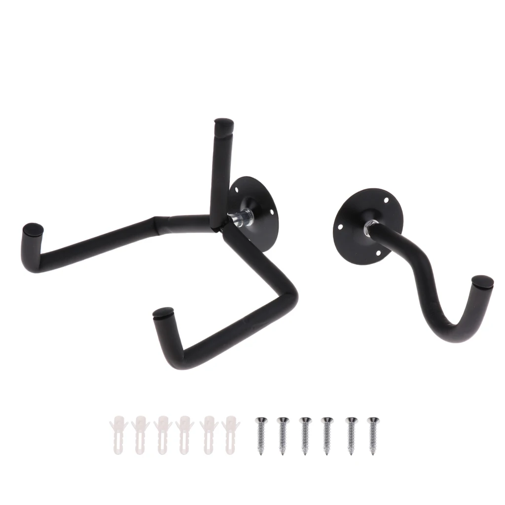 Прочная металлическая горизонтальная настенная вешалка с крючком подставка