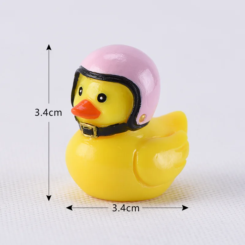 Миниатюрный шлем утка Фея домик Мини Сад фигурки животных домашний стол офисное