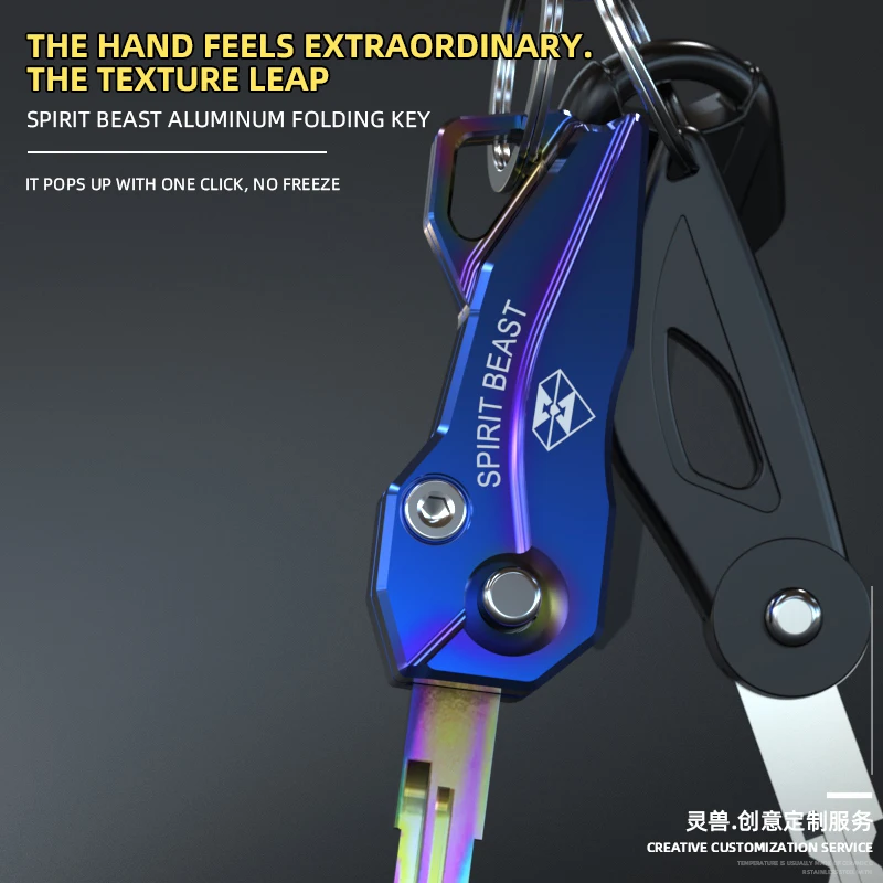 Spirit Beast pieghevole chiave shell modifica accessori per Benelli 502C 302S BN300 per Yamaha Honda CFMOTO copertura chiave moto