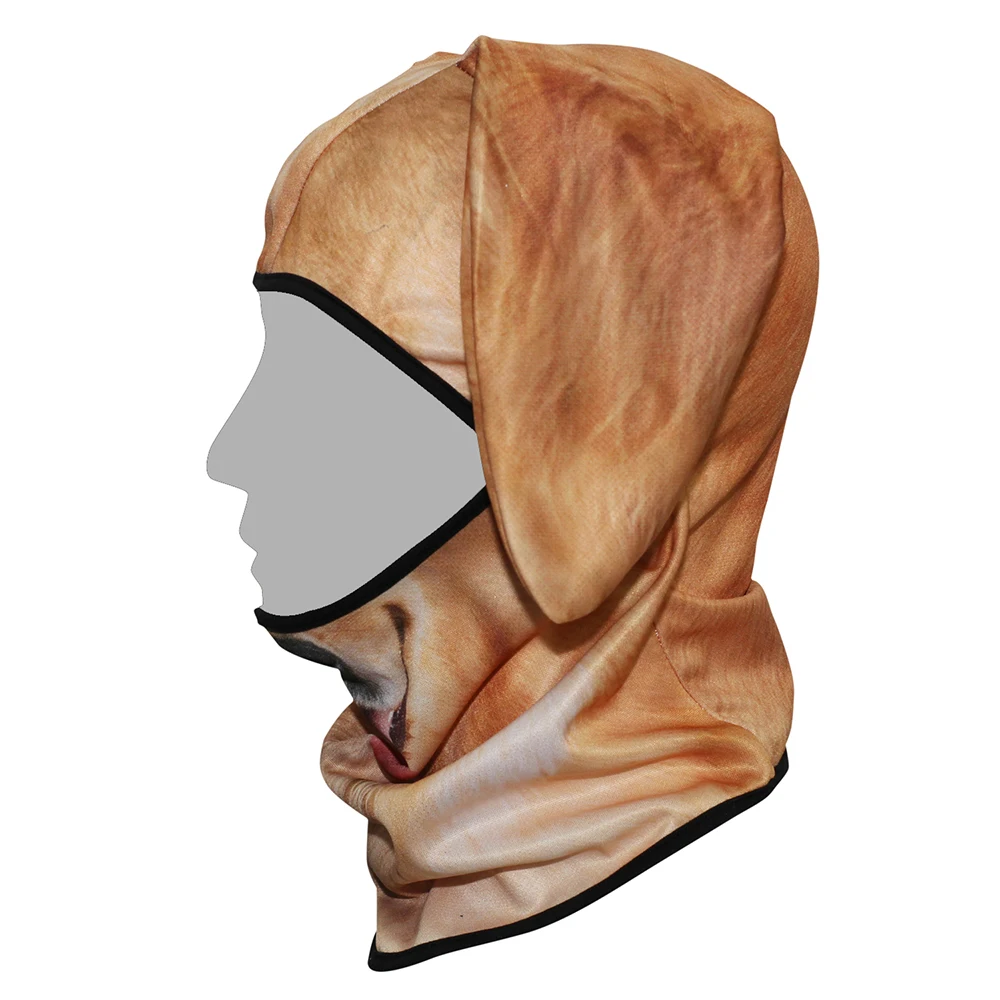 веселая шапка шапки маска мужская женская 3D Собака милые животные уши полный