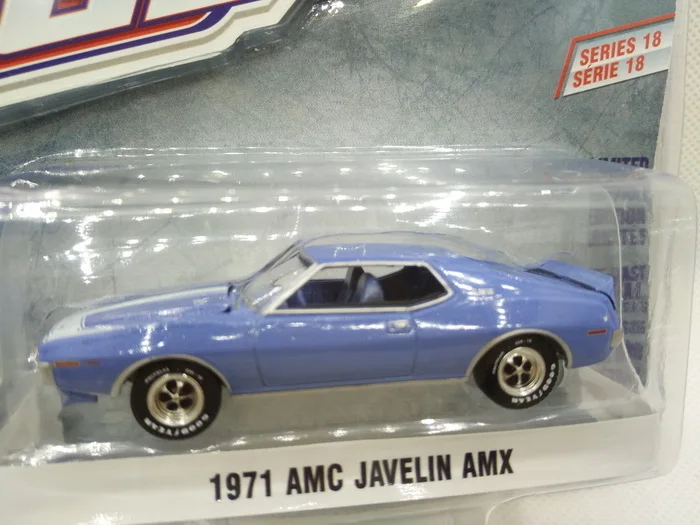 GreenLight 1:64 1971 AMC JAVELIN AMX Alloy model car Metal toys for childen kids diecast gift | Игрушки и хобби