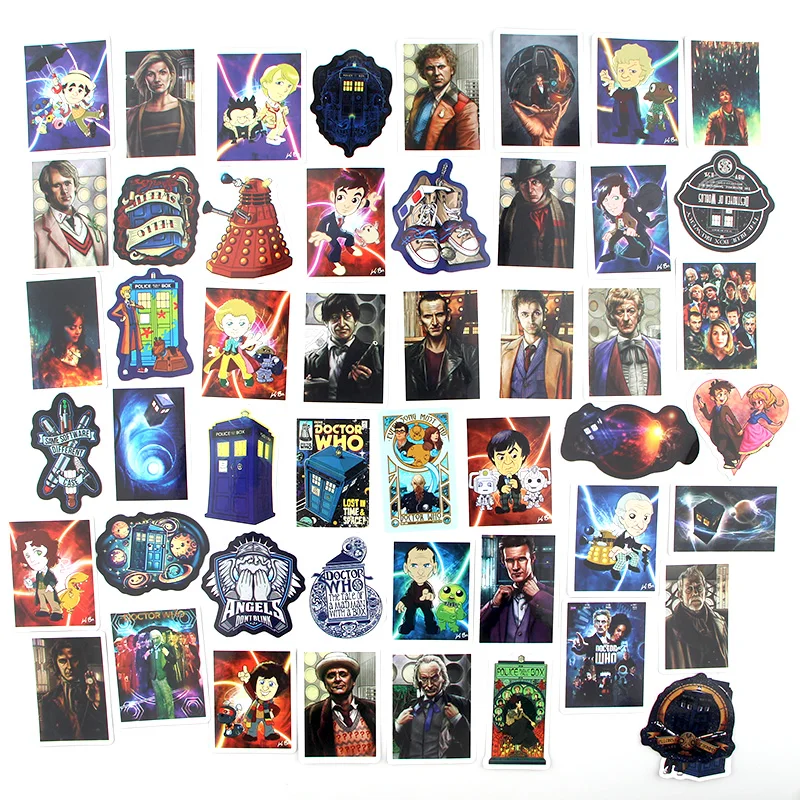 Patchfan 48 шт. doctor who ПВХ водонепроницаемые наклейки для скрапбукинга багаж скейтборд телефон ноутбук мото велосипед настенная гитара A2364