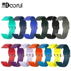 Ремешок силиконовый BOORUI 20 мм для Samsung Galaxy Watch 42 мм, сменный Браслет для Samsung Gear S2 Classic