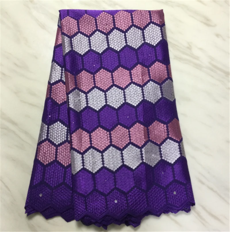 Новейшая швейцарская вуаль кружевная ткань вышивка нигерийское кружево швейный