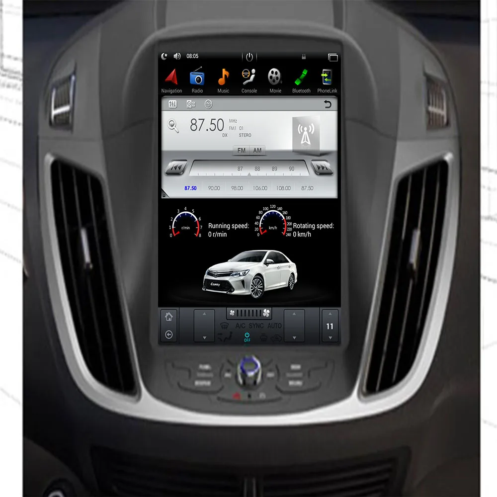 10 4 &quotTesla Android 9 0 Fit FORD KUGA / Escape/c max 2013 2014 2015 второго поколения автомобильный DVD плеер