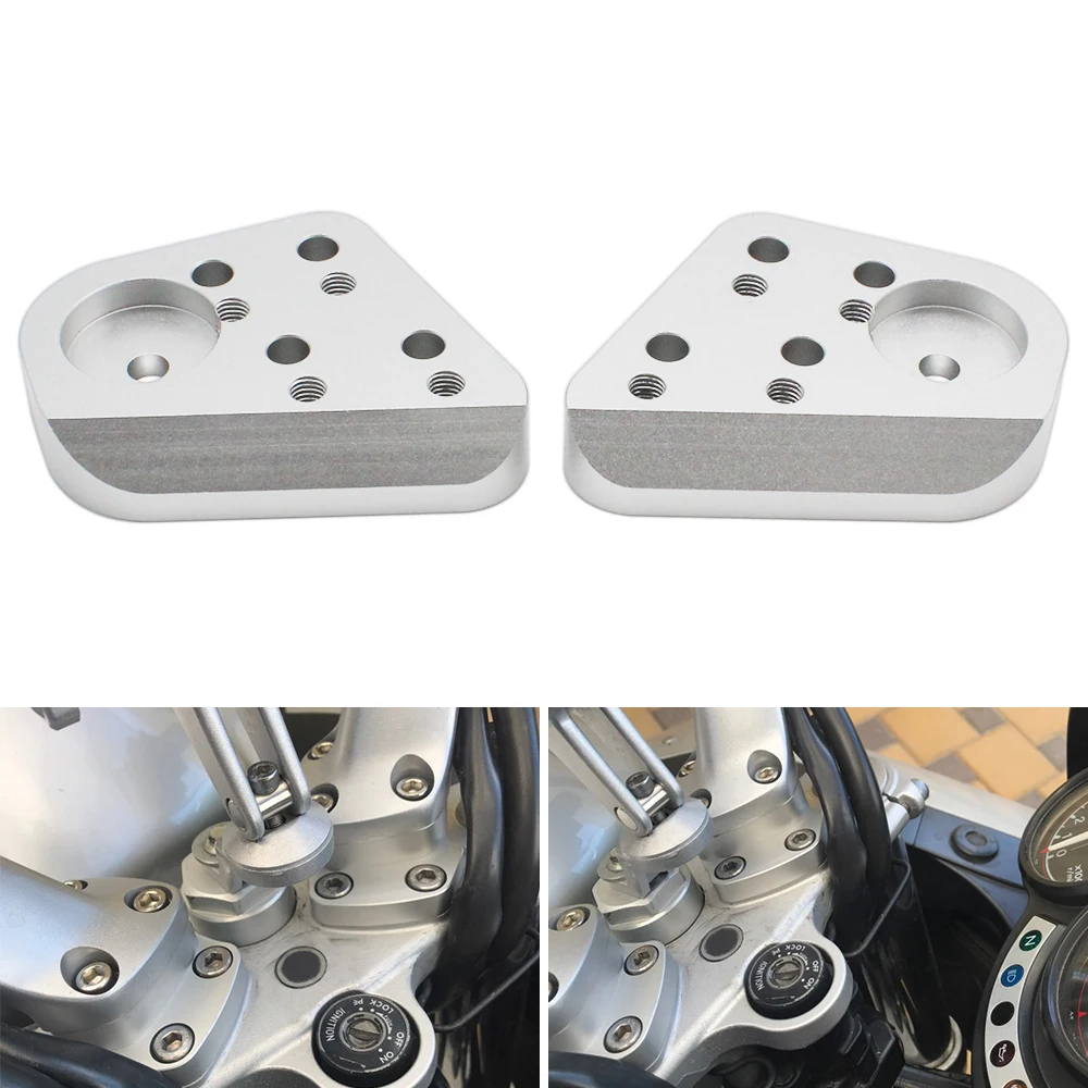 

Серебряная подставка для руля мотоцикла для BMW R1200RT R1150RT R1100RT R1100R R1150R R 1100 1150 1200 RT R, подставки для руля Fat Bar