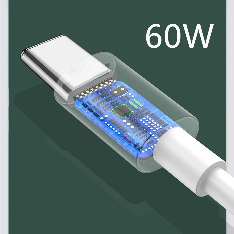 Кабель Usb Type-C на C Pd 3 0 c Сверхбыстрая зарядка Тип для Samsung Note 20 Xiaomi 10 кабель быстрой