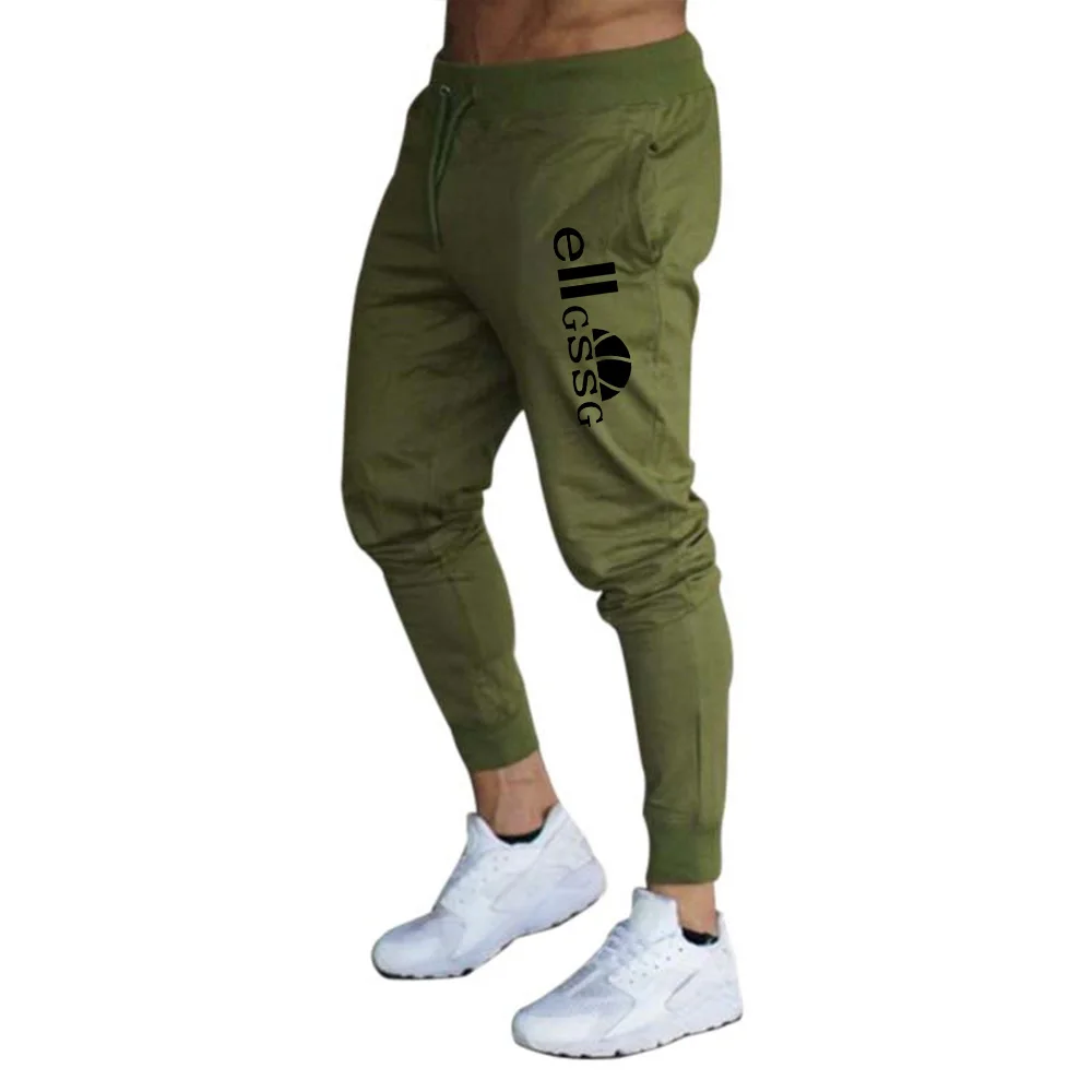 

2021 new brand spring and autumn summer men's fashion breathable sports pants thin fashion slim cropped pants men's casual pants
