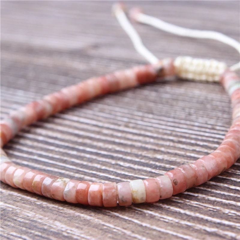 

Lanli 2x4mm Fashion Ruby Natural Stone Loose Beads Spacer Round Beads Diy Bracelet Necklace Earrings Accessories