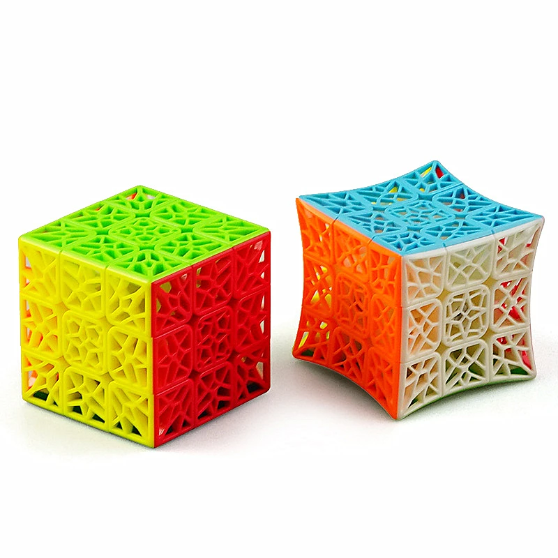 Qiyi 3x3x3 куб ДНК вогнутых 3x3 игрушки Magic cube qiyi ДНК 3x3 головоломки Скорость куб 3x3, cubo magico, 3x3x3 прозрачный пазл