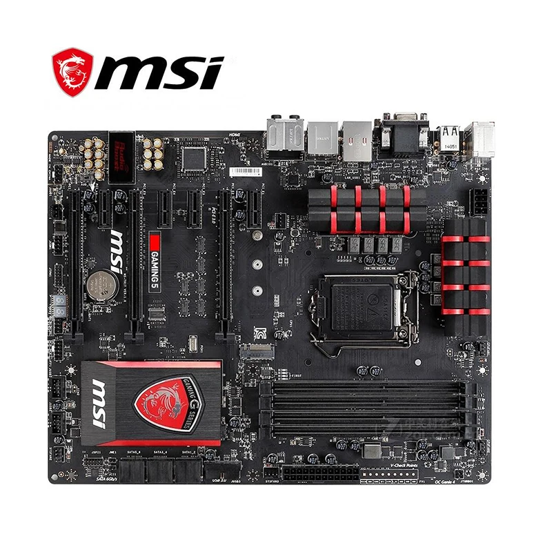 Материнская плата для MSI Z97 GAMING 5 LGA 1150 DDR3 системной платы Intel Z97M SATA III USB3.0 PCI-E X16 3 0 б/у