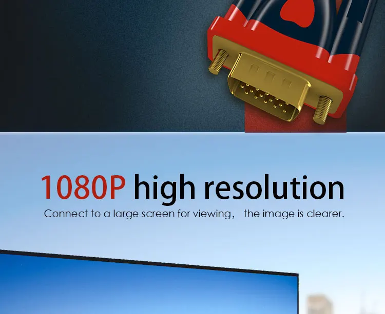 GCX инженерного класса VGA кабель 3+ 9 1080P папа-папа видео компьютерный кабель Шнур для ПК ТВ Проектор Монитор Кабель SVGA 50 м