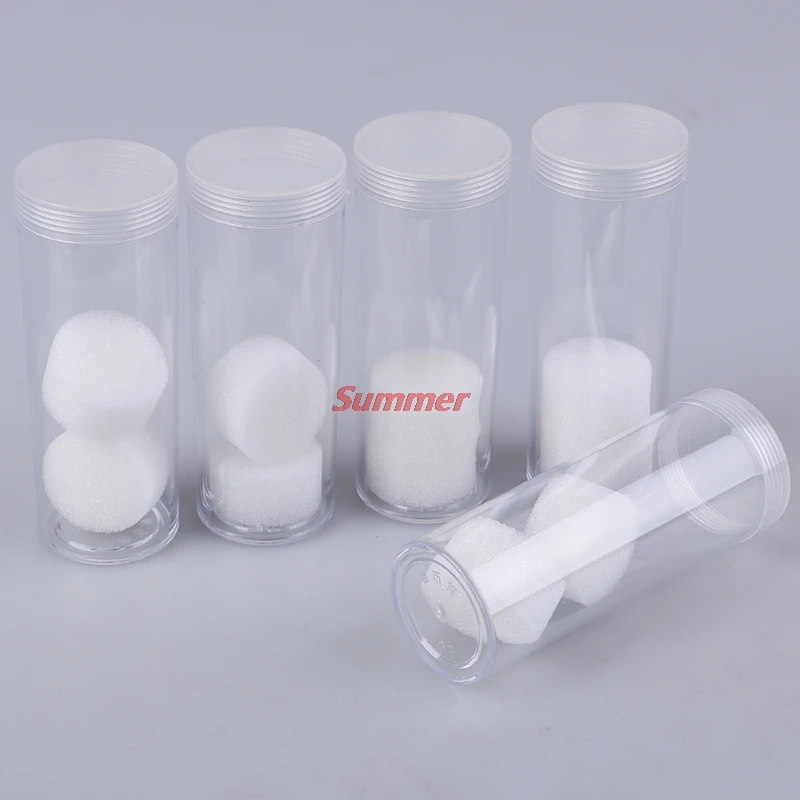 

New 1/5 Pcs Prevent Damage Gross Ware Tool Protective Tube Holder Transparent Plastic Coins Storage Bottle Tube Coins Collect