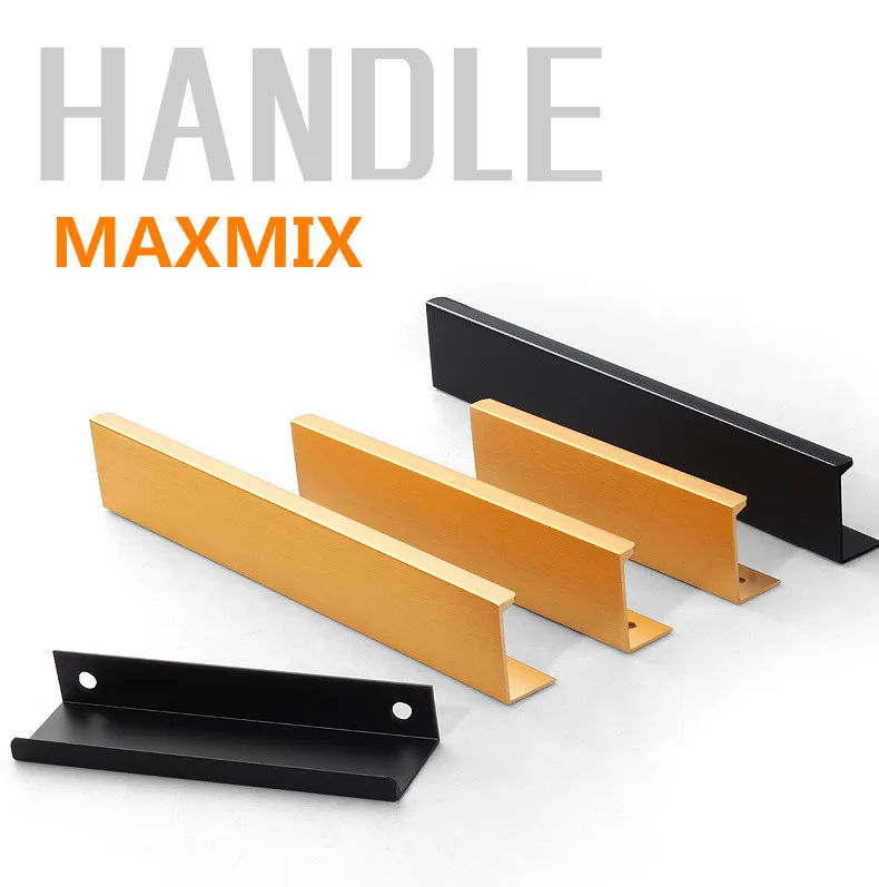 Скрытая ручка из алюминиевого сплава 64 500 мм|Ручки шкафа| |